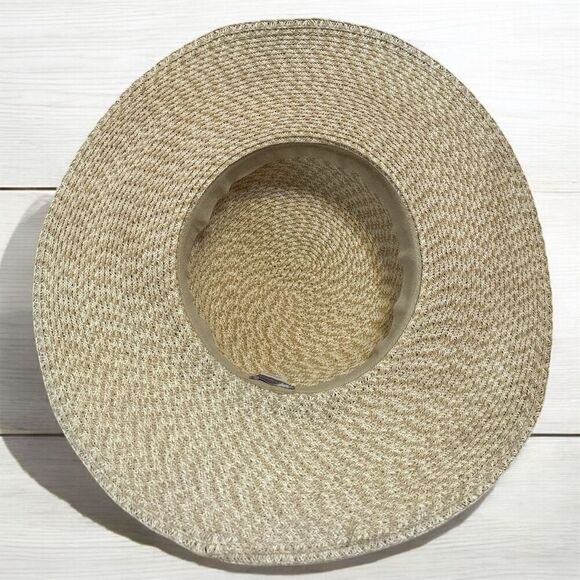 Croft & Barrow Women's Beige Floppy Sun Hat Wide Brim Summer Casual - Picture 5 of 6